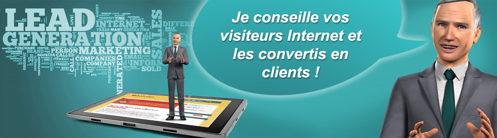 Je conseille vos visiteurs Internet et les convertis en clients !